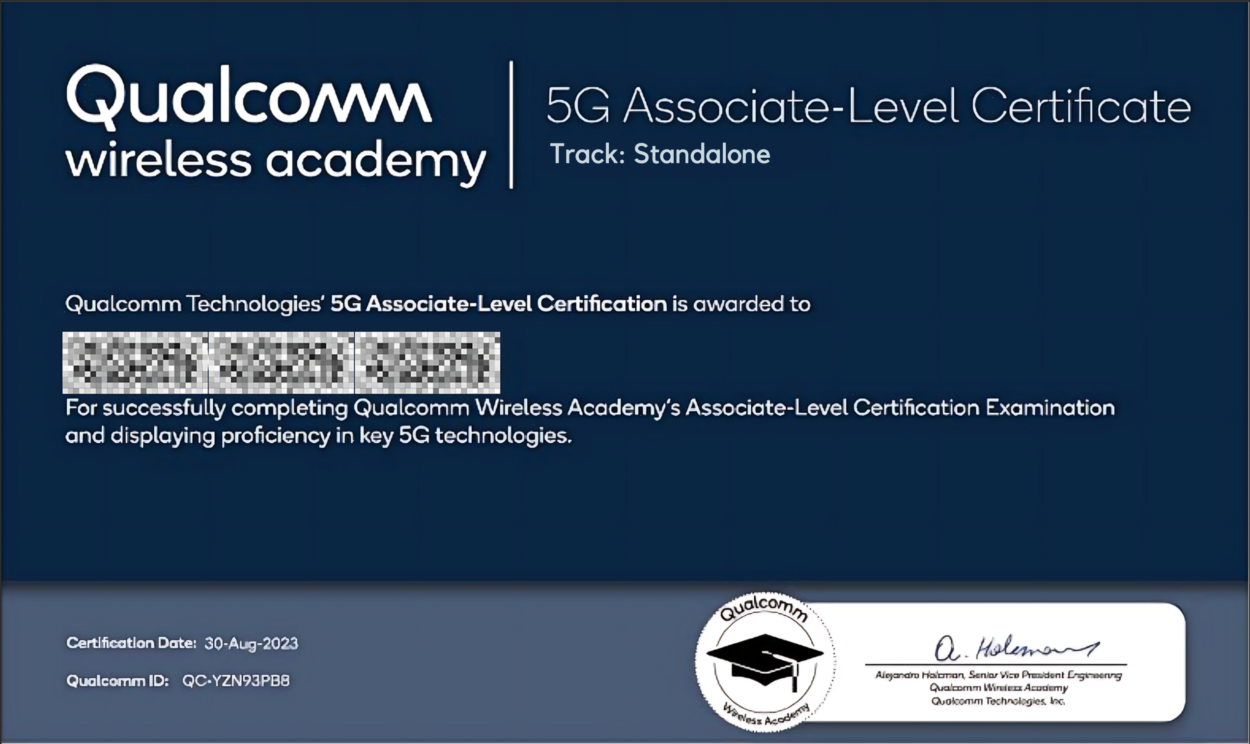 5G Associate Level Certificate