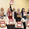 Women with certificates