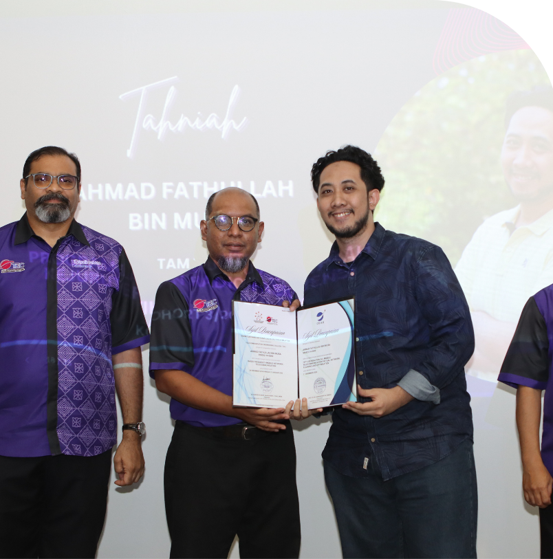 Professionals with certificate