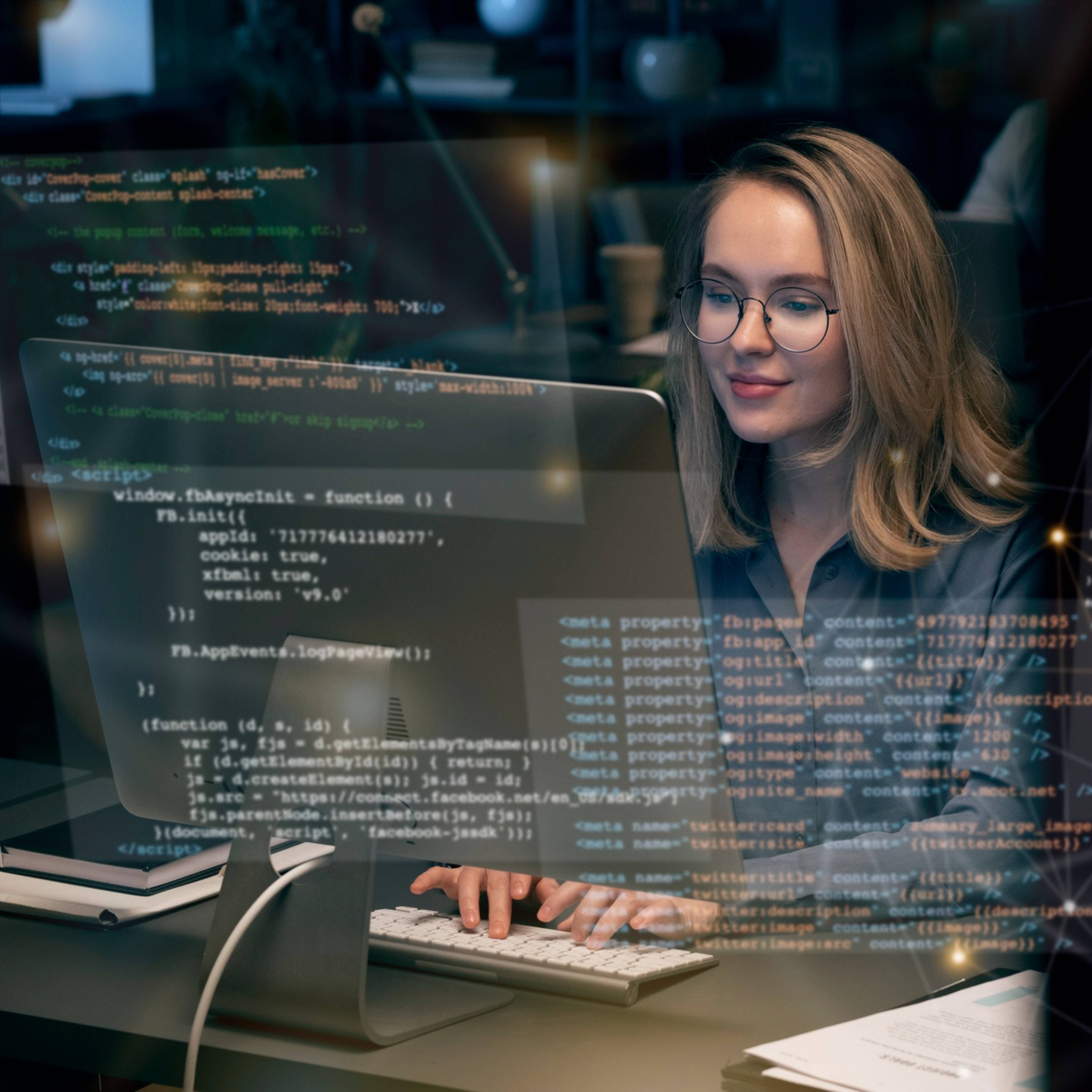 IT Service Management Network Graphic