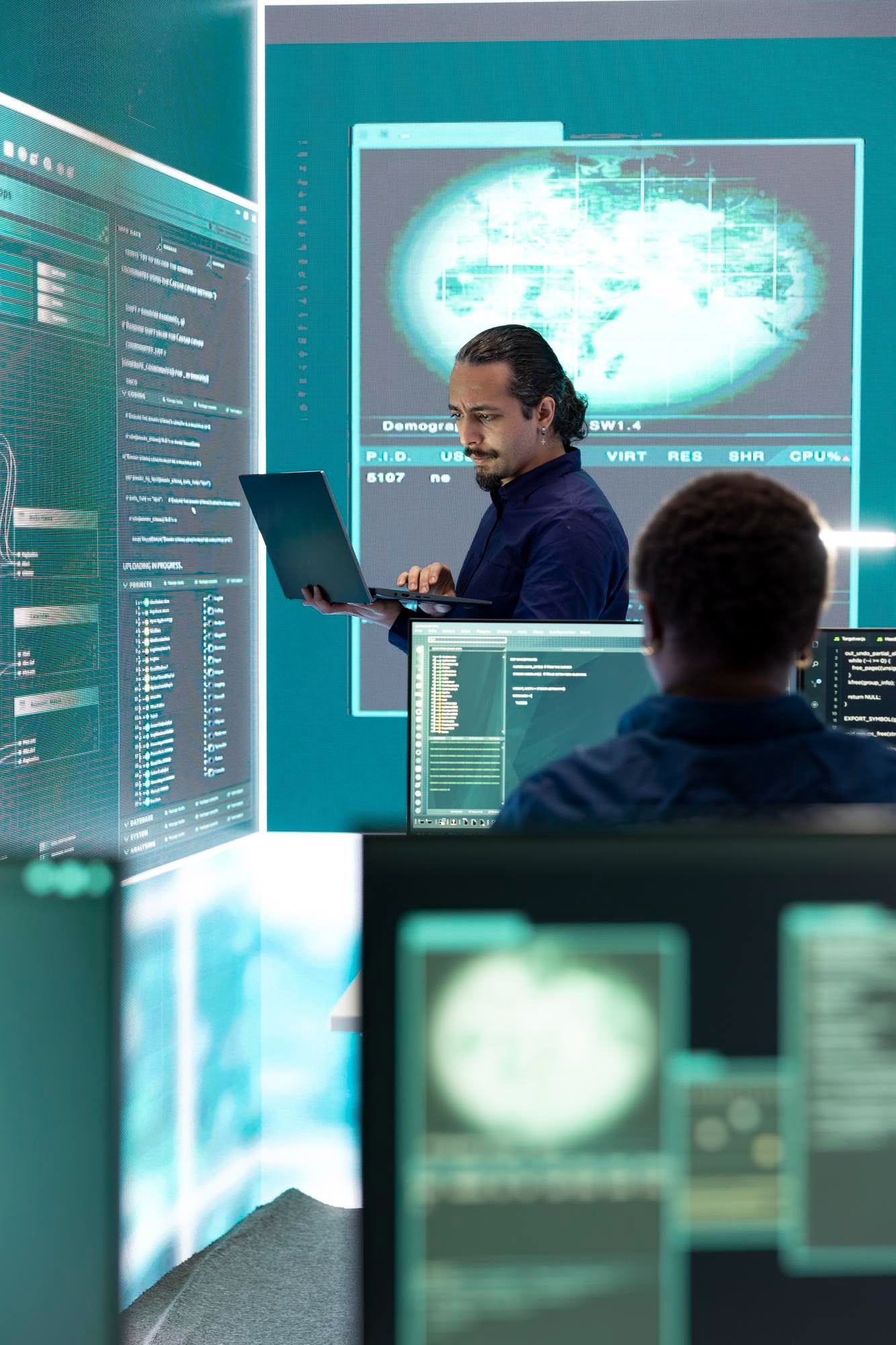 Project Management Network Graphic